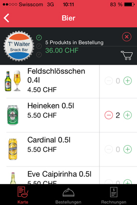 Produkte ganz einfach auswählen
