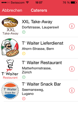 Caterer wählen