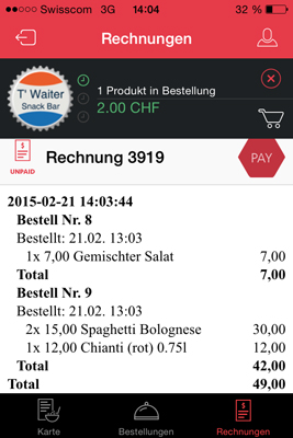 .. und evtl. direkt bezahlen.